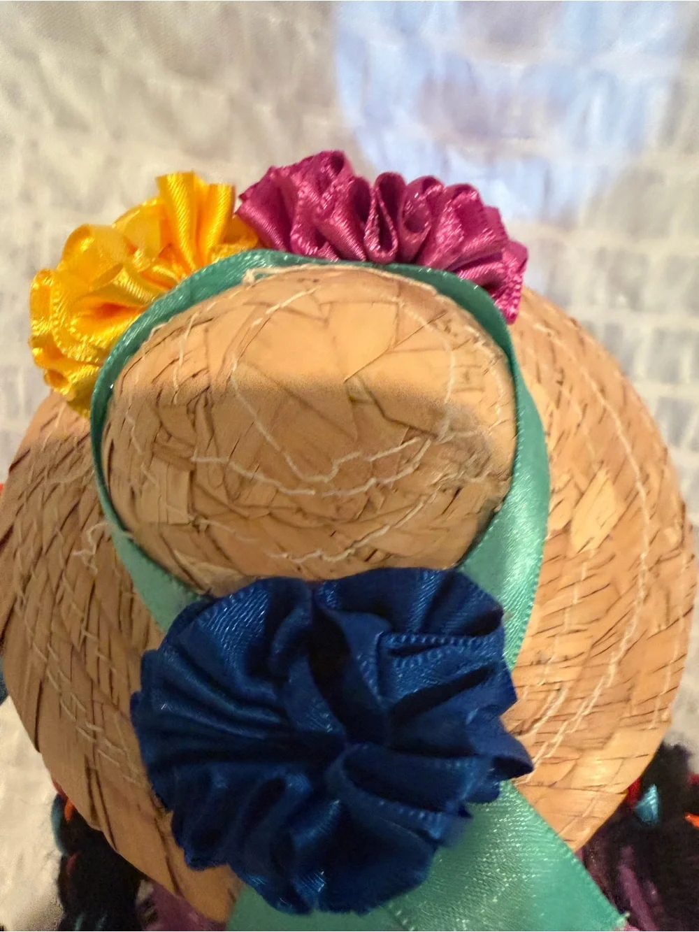 Handmade Purple Mexican Doll Plush Toy